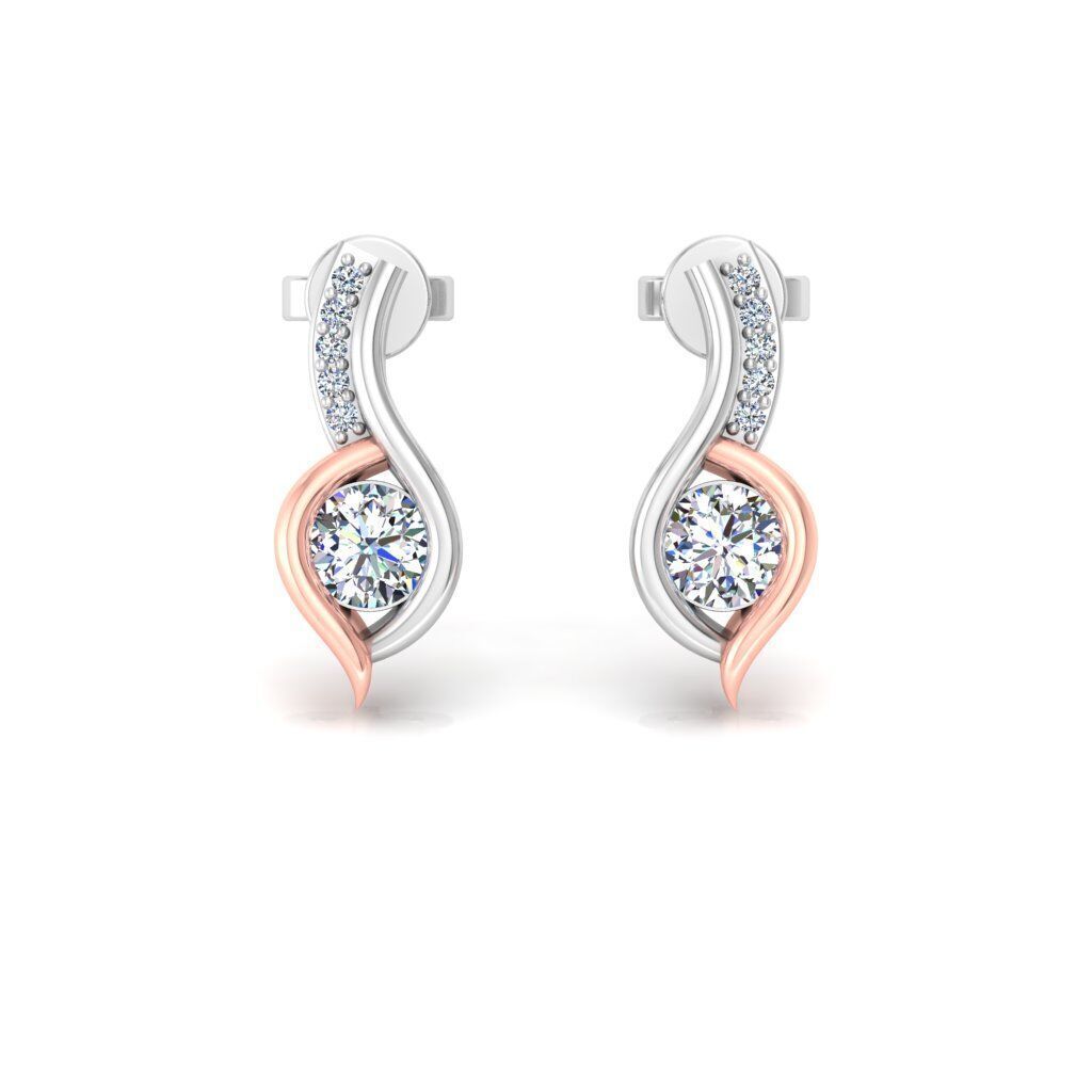 39 Solitaire earing pack 3DM STL 3D print model_21