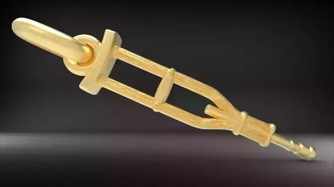 Crutches crutch Pendant Charm bracelet Jewelry 3D print model