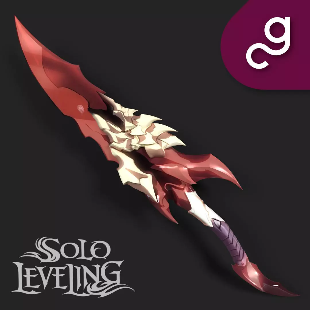 Kamish Wrath Dagger Solo Leveling 3D print model_0