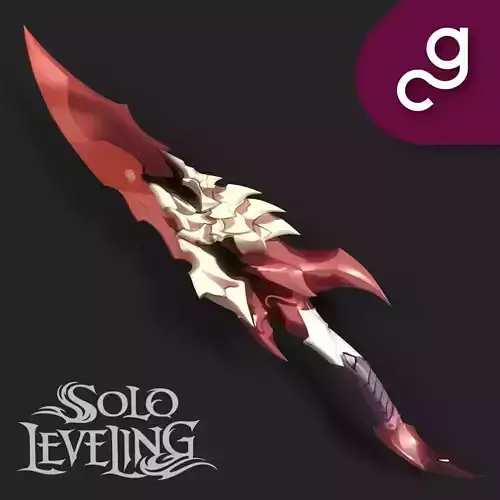 Kamish Wrath Dagger Solo Leveling 3D print model