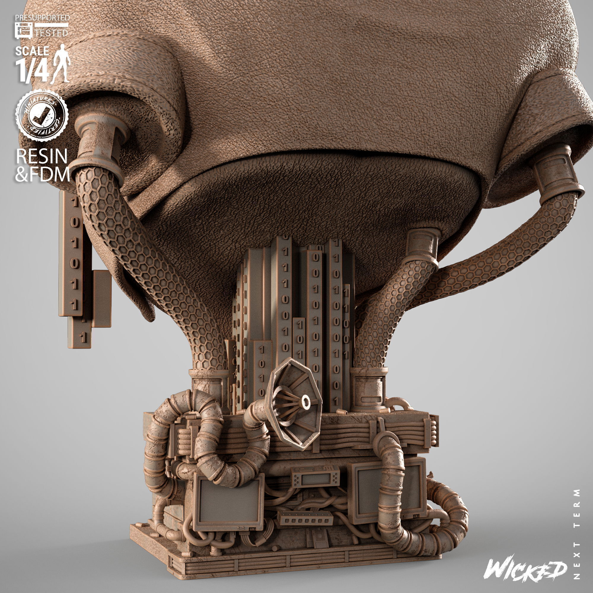 Wicked Movies Trinity Portrait Bust 3D print model_21