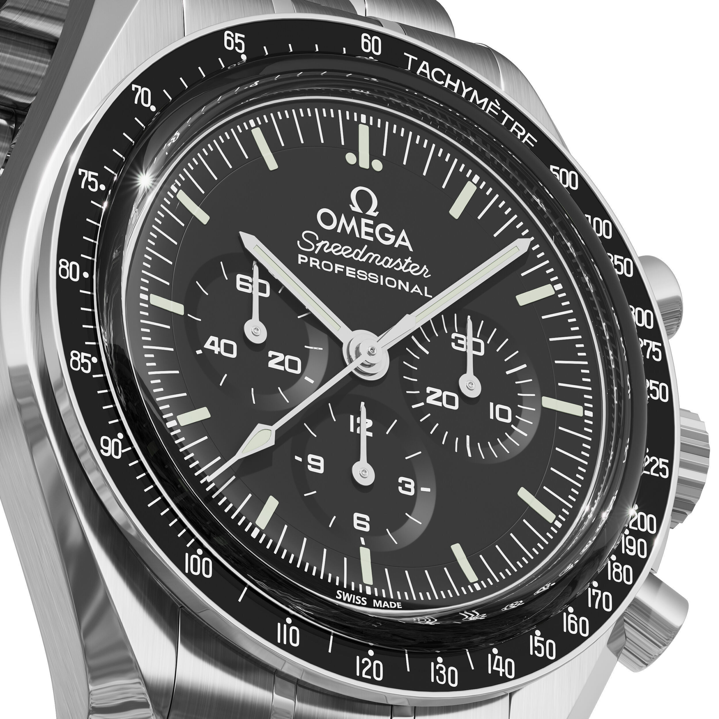 Omega Speedmaster Moonwatch Professional 3D model_3