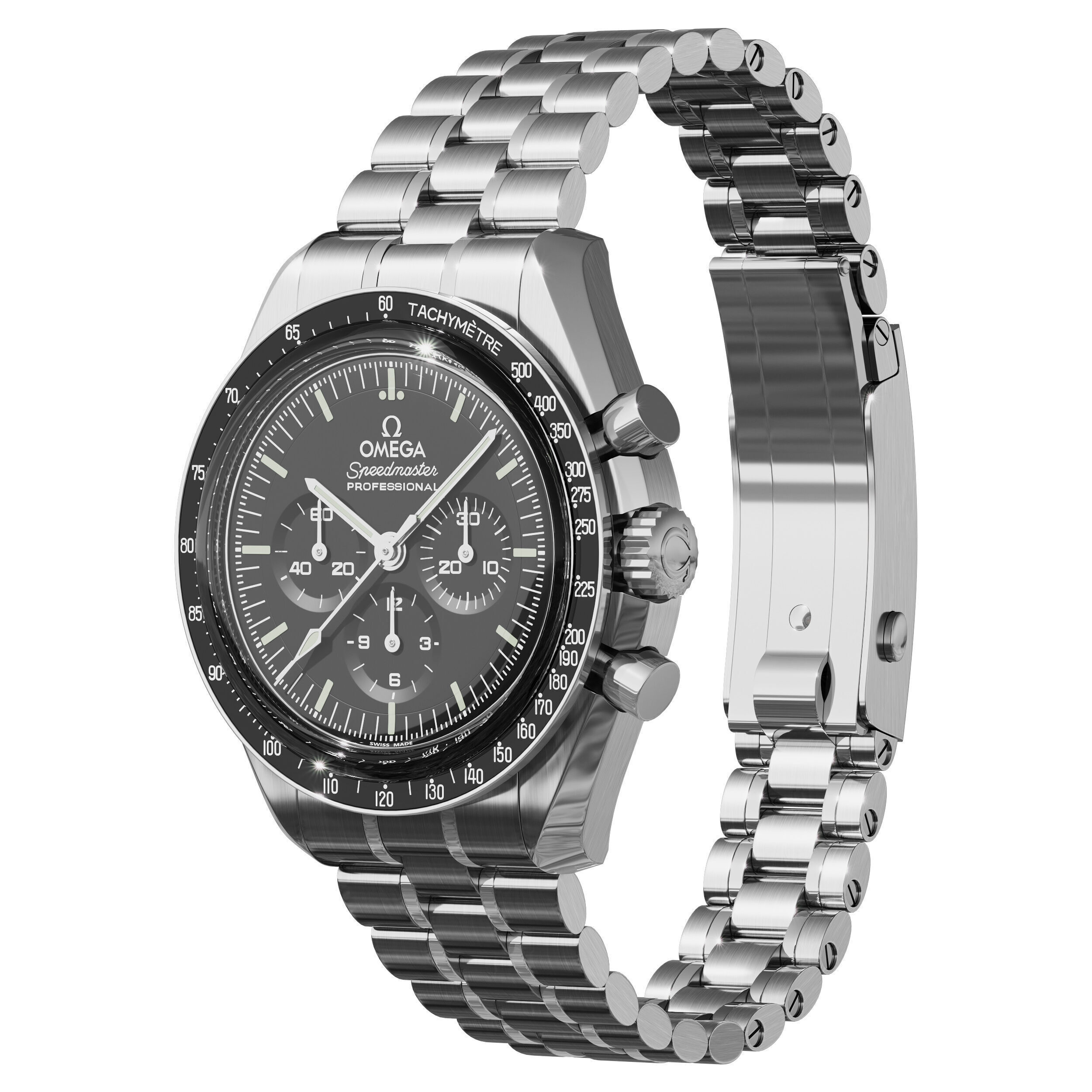 Omega Speedmaster Moonwatch Professional 3D model_1