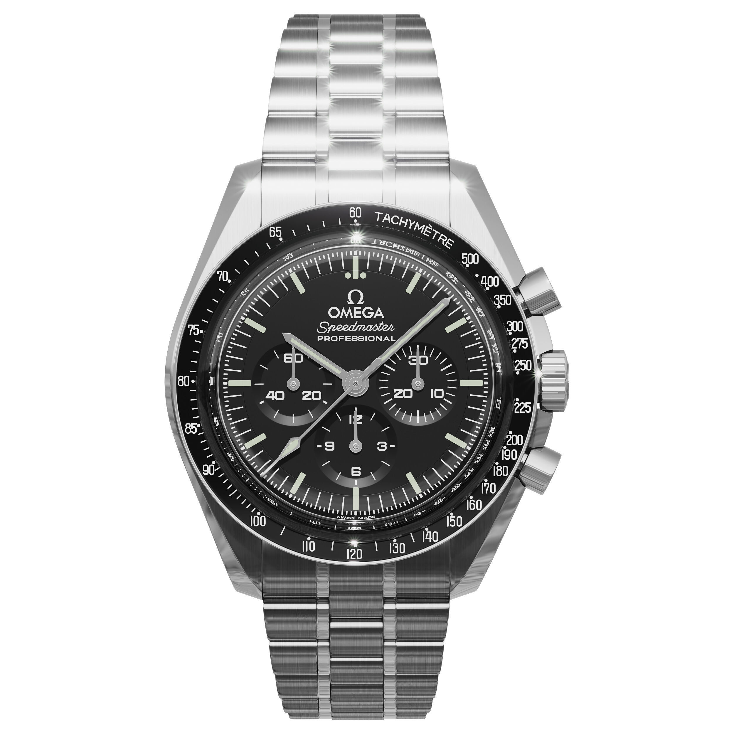 Omega Speedmaster Moonwatch Professional 3D model_5