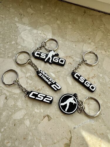 Counter Strike Keychains 3D print model