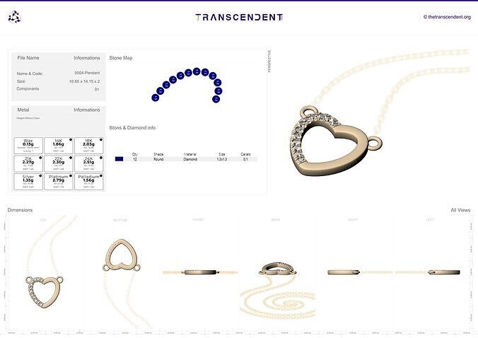 0004-Pendant 3D print model