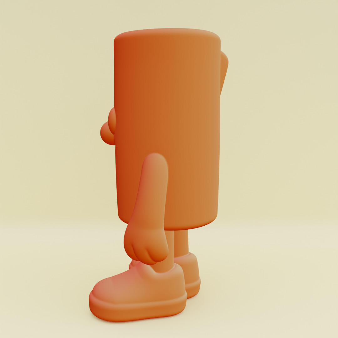 Baby Tung Tung Tung Sahur Italian brainrot Printable 3D print model_16