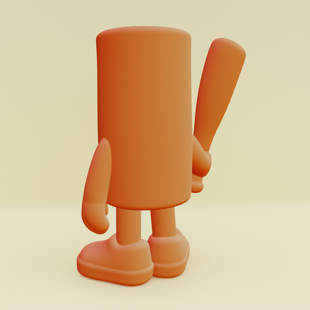 Baby Tung Tung Tung Sahur Italian brainrot Printable 3D print model_18