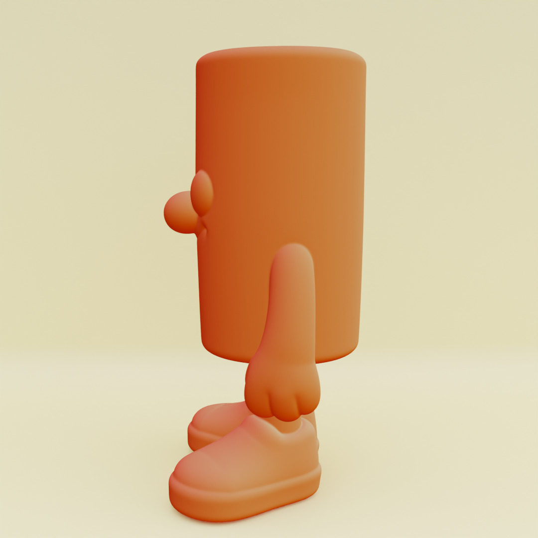 Baby Tung Tung Tung Sahur Italian brainrot Printable 3D print model_15