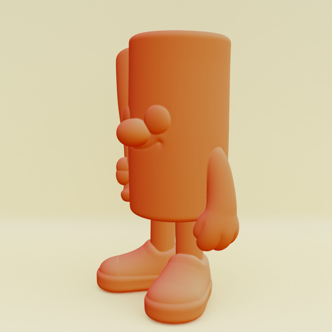 Baby Tung Tung Tung Sahur Italian brainrot Printable 3D print model_13