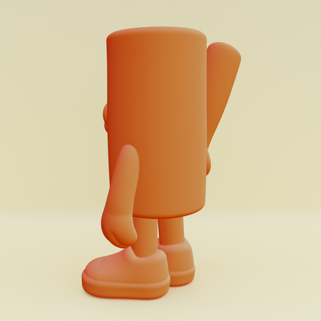 Baby Tung Tung Tung Sahur Italian brainrot Printable 3D print model_17