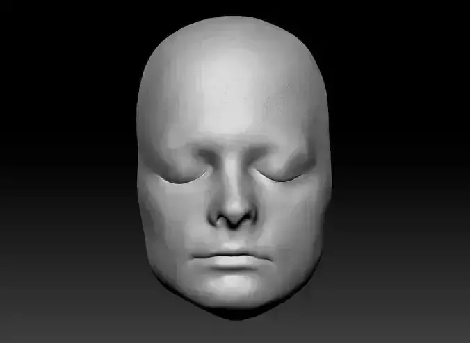 Michael J Fox Marty McFly Lifecast 3D Head Back To The Future 3D model