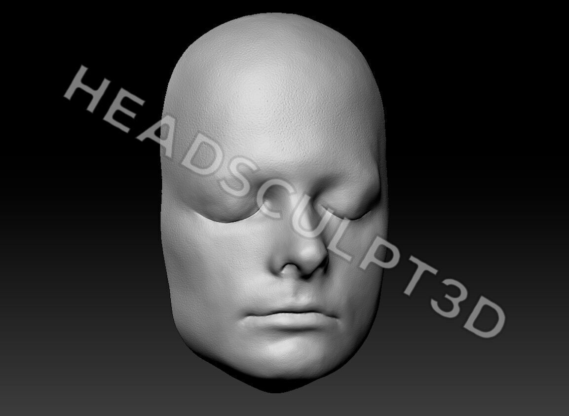 Michael J Fox Marty McFly Lifecast 3D Head Back To The Future 3D model_1