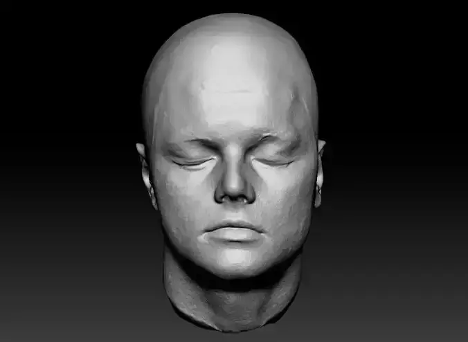 Leonardo Dicaprio Lifecast 3D Head Young Likeness Titanic