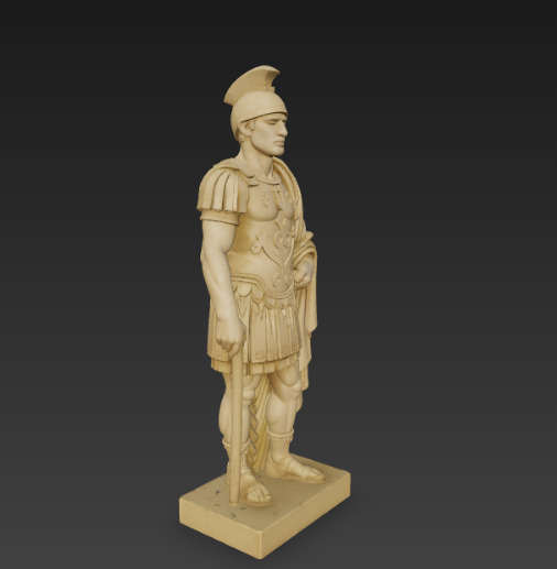 ancient roman statue 3D model_1