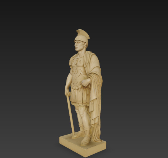 ancient roman statue 3D model_3