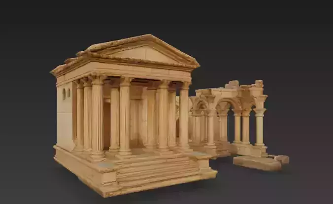 ancient roman temple