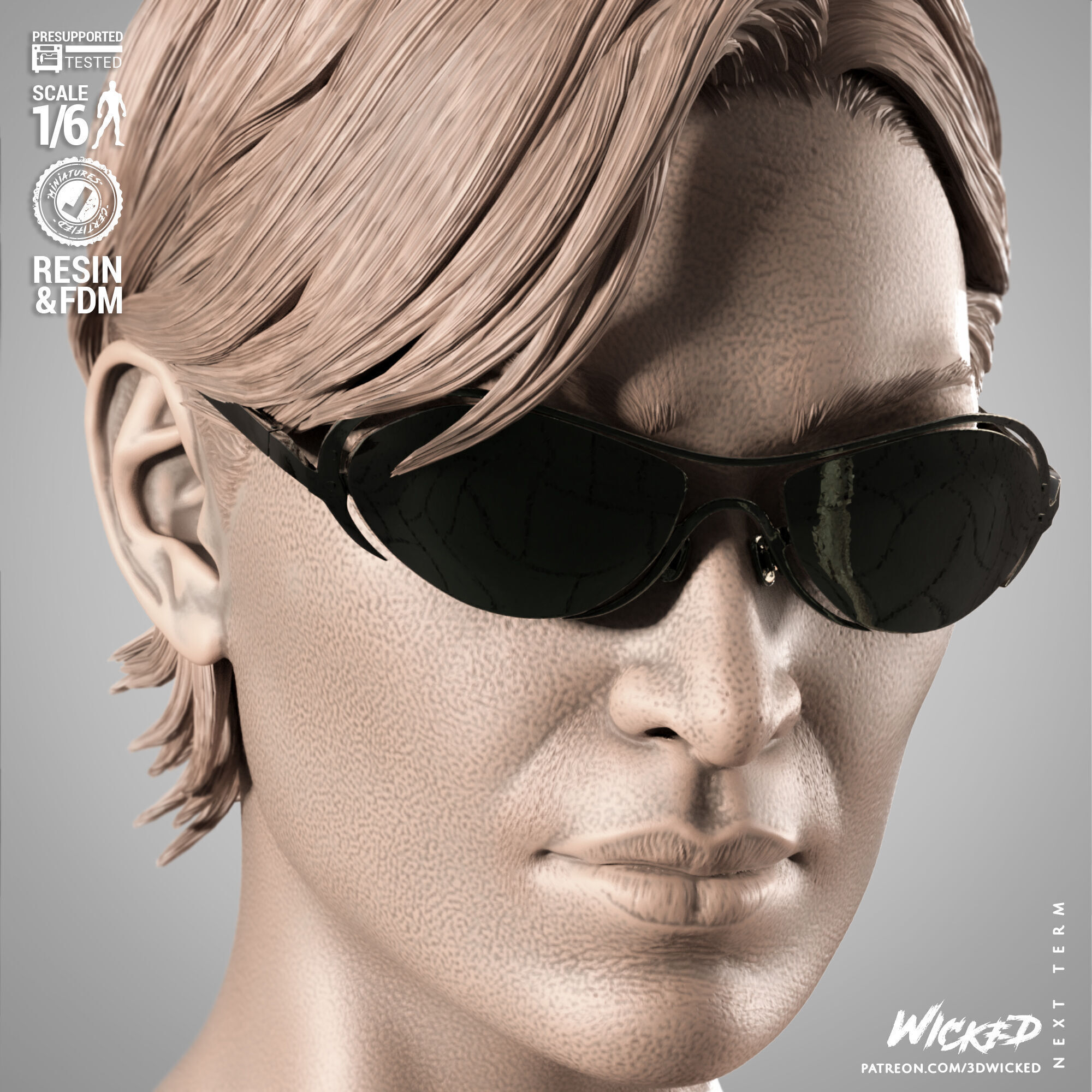 Wicked Movies Trinity Sculpture 3D print model_43