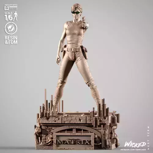 Wicked Movies Trinity Sculpture 3D print model