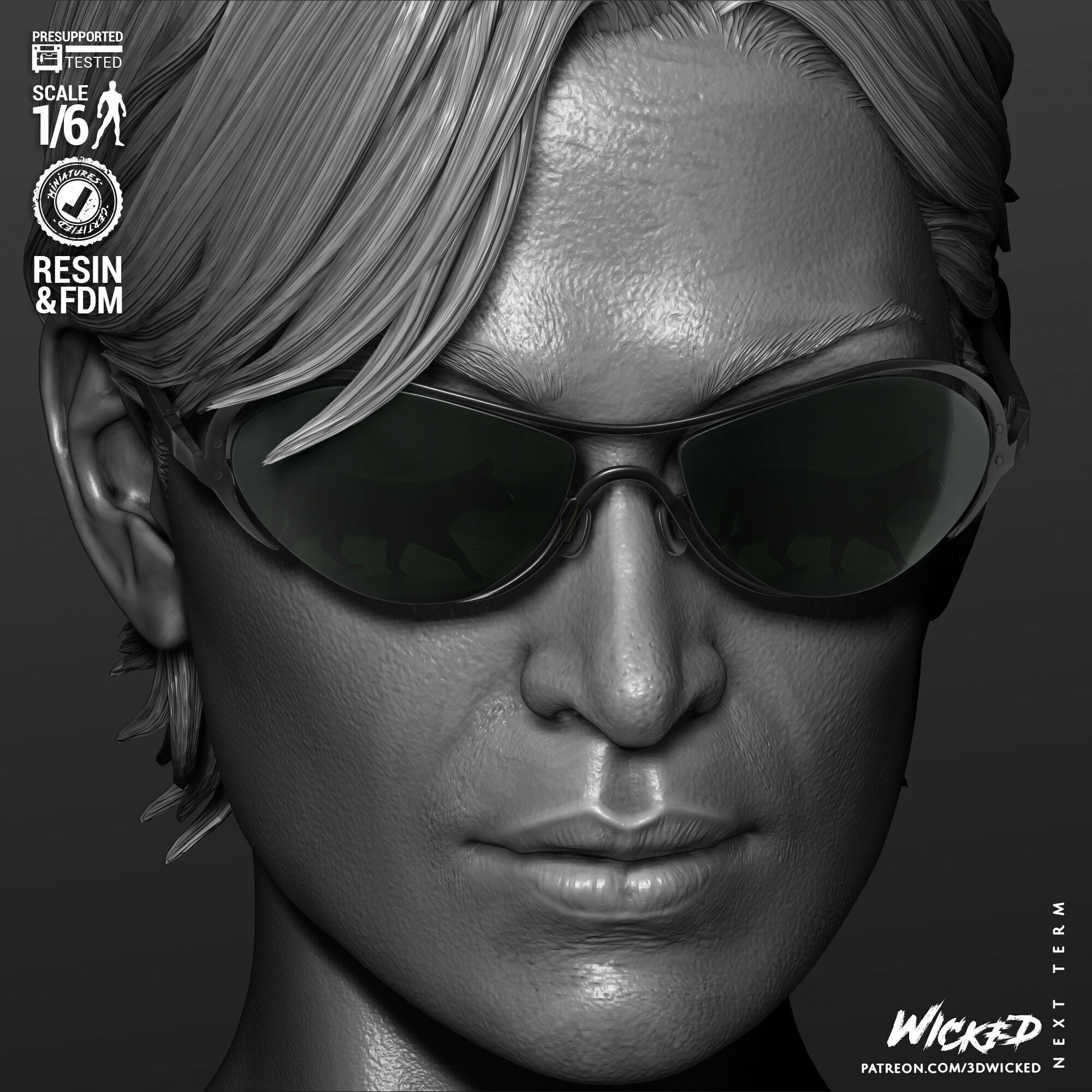 Wicked Movies Trinity Sculpture 3D print model_32