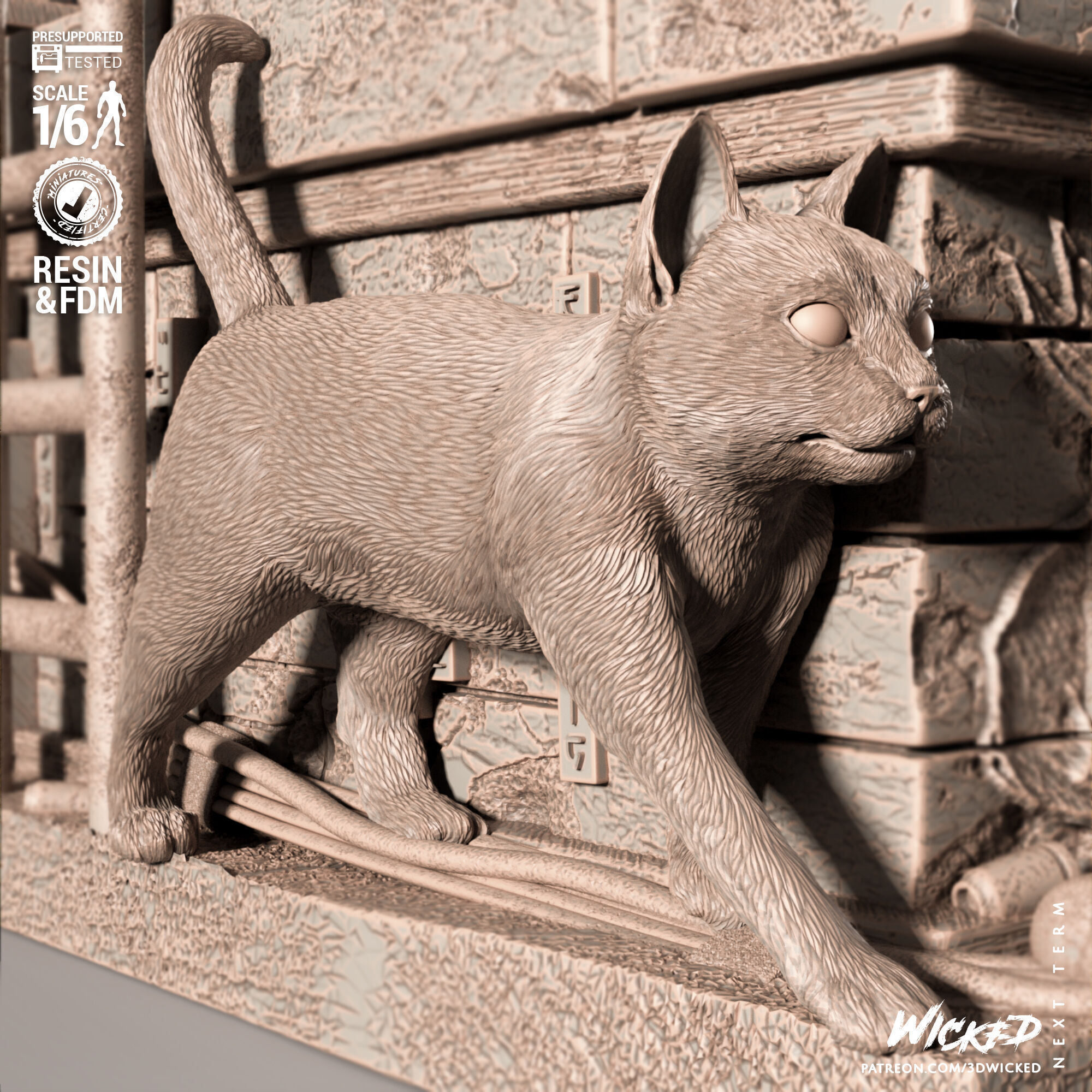 Wicked Movies Trinity Sculpture 3D print model_18