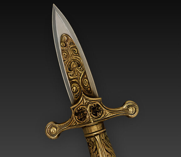 Antique Knife 3D model