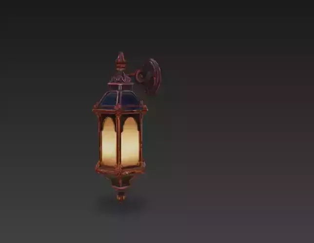 realistic wall lamp