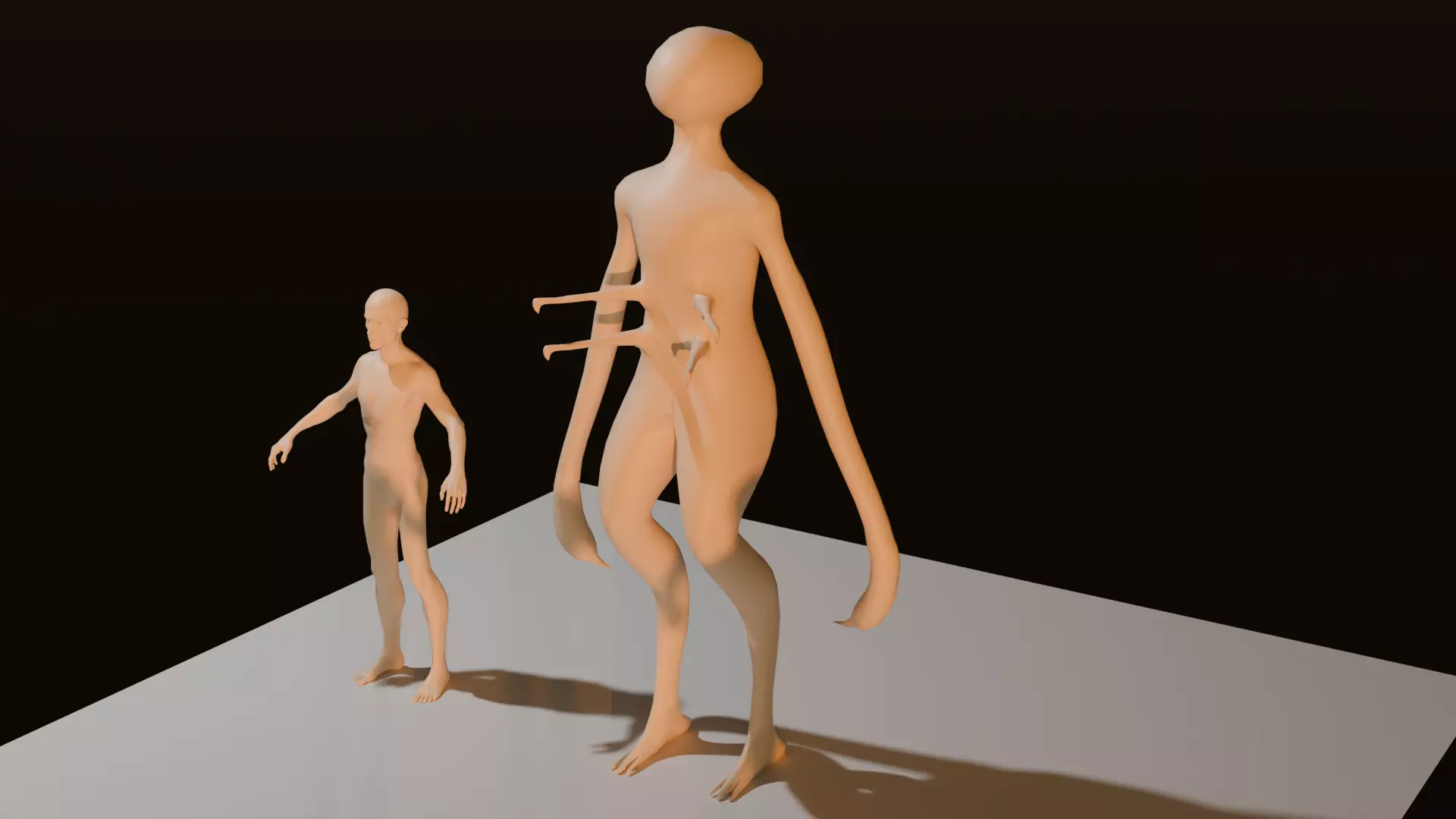Alien Body Free low-poly 3D model
