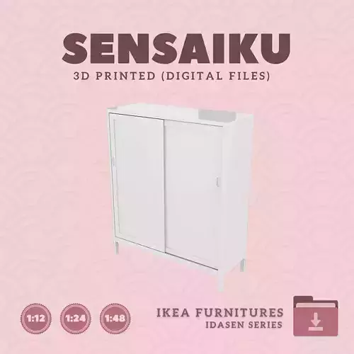 10 IDASEN Cabinet for Dollhouse - IKEA - 3D Print 