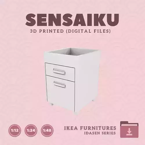 11 IDASEN Drawer Unit for Dollhouse - IKEA - 3D Print