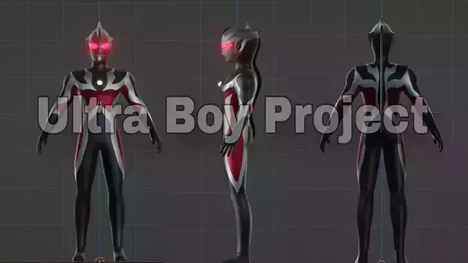 Chaos Ultraman Calamity 3D model