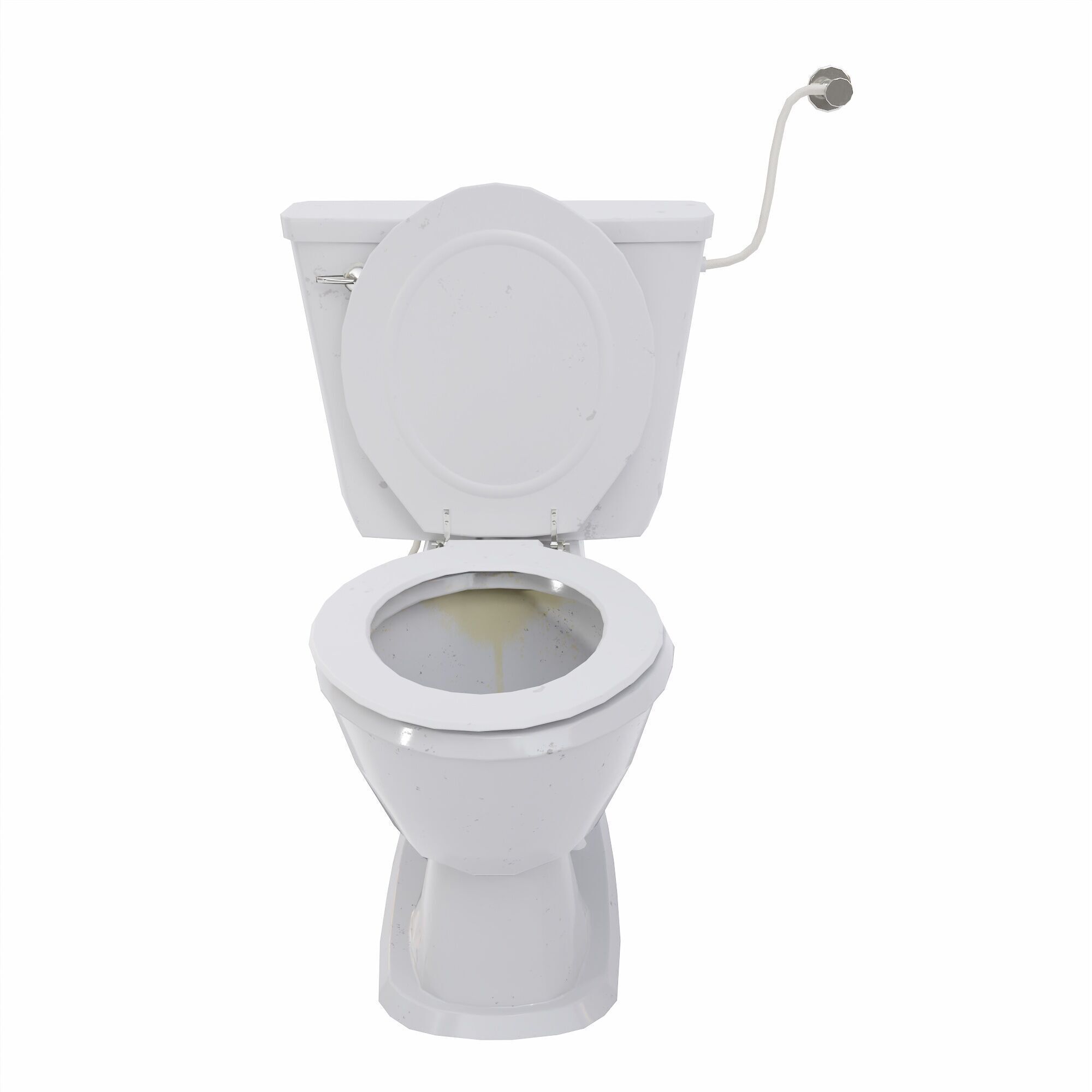 Toilet lowpoly 3d model Low-poly 3D model_1