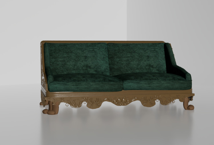 table chair sofa 3D model_5