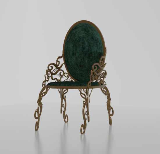 table chair sofa 3D model_1