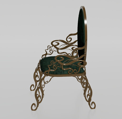 table chair sofa 3D model 3