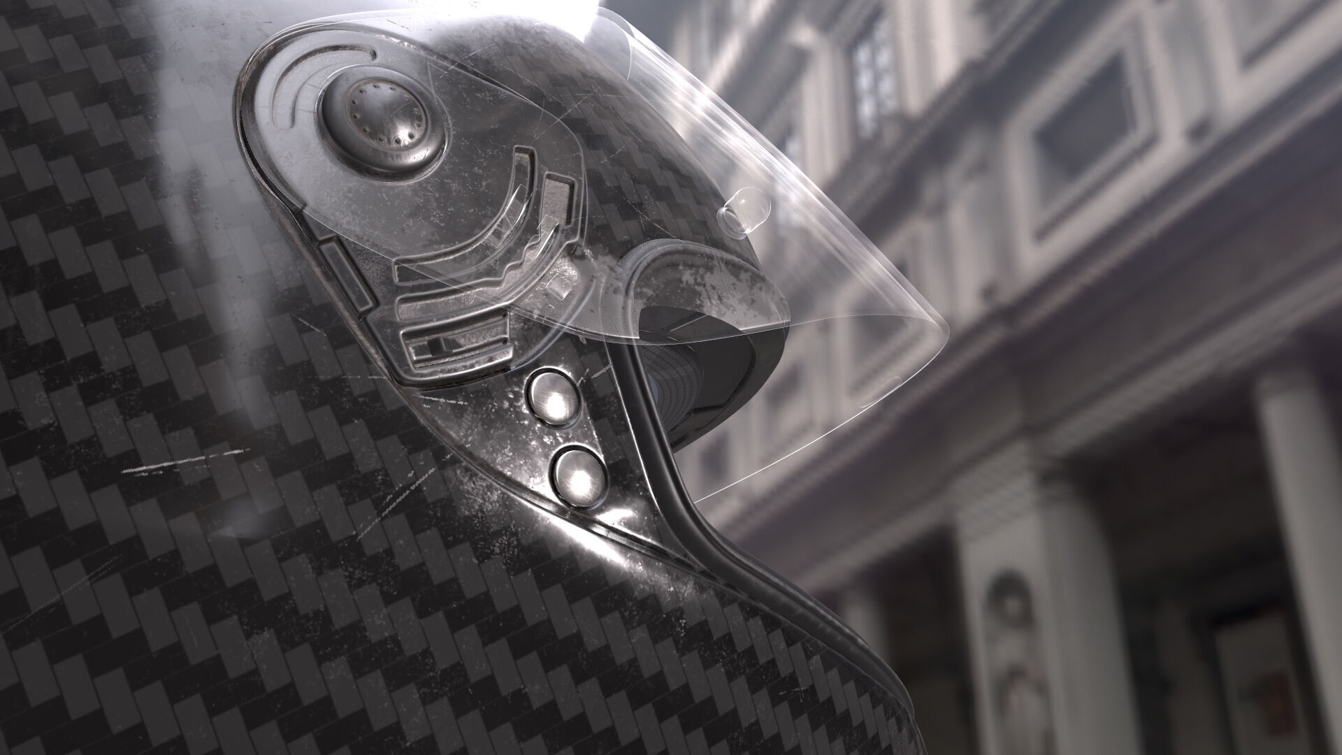 Helmet Nolan n62 3D model Low-poly 3D model_5