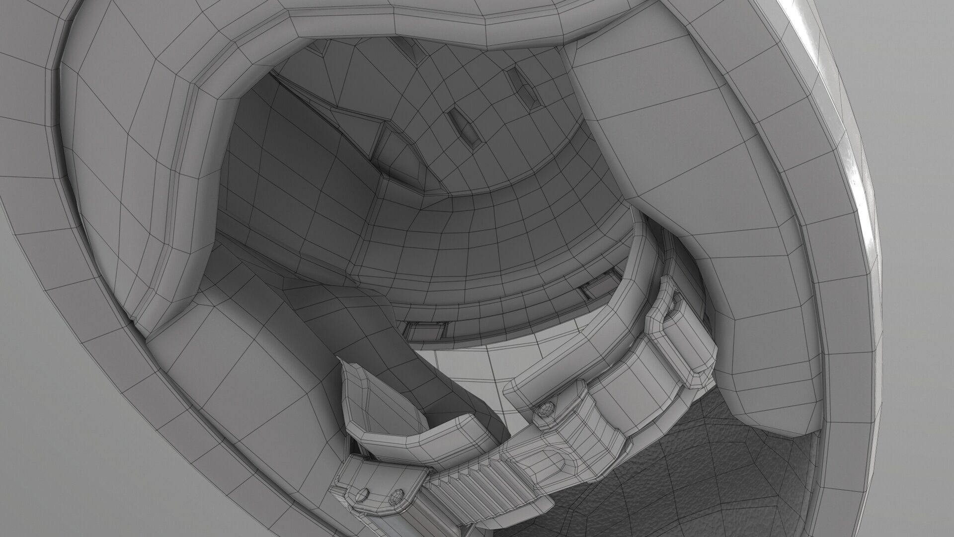 Helmet Nolan n62 3D model Low-poly 3D model_22