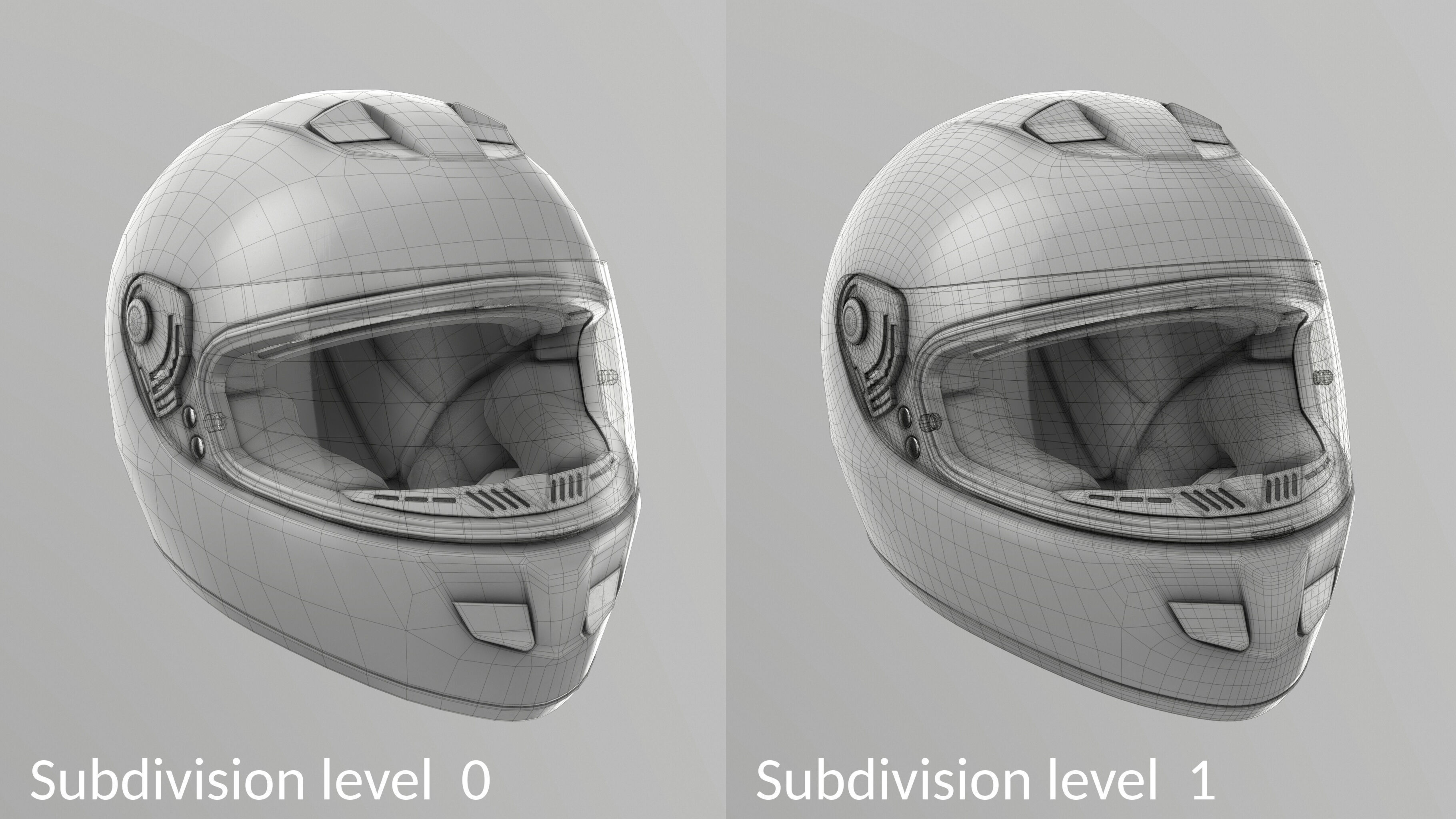 Helmet Nolan n62 3D model Low-poly 3D model_18