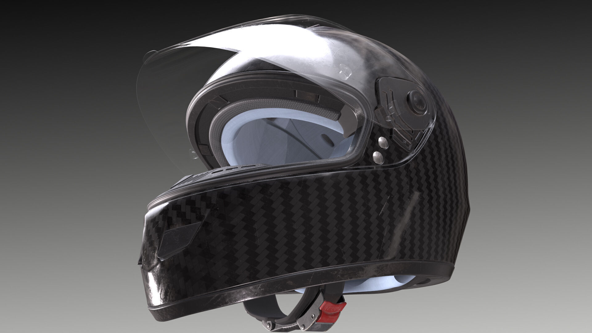 Helmet Nolan n62 3D model Low-poly 3D model_4