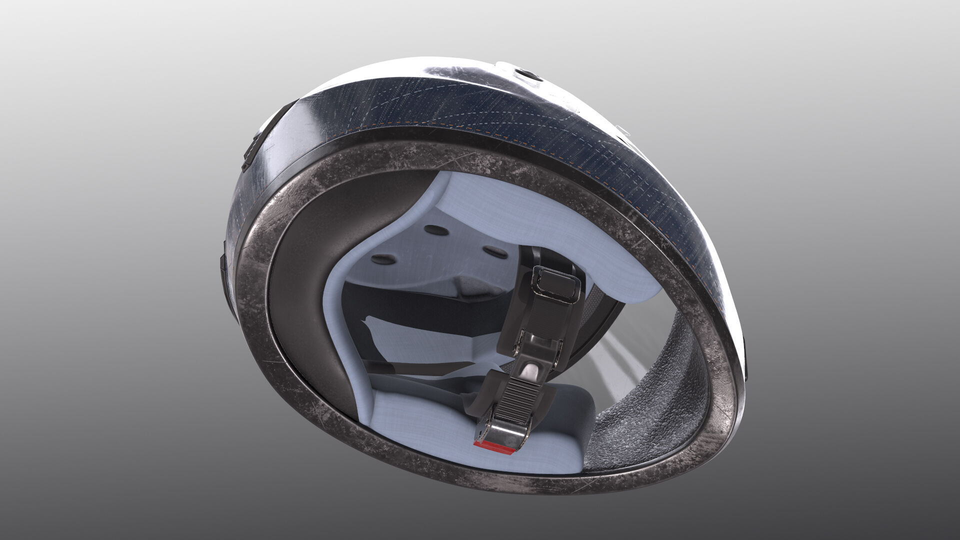Helmet Nolan n62 3D model Low-poly 3D model_8