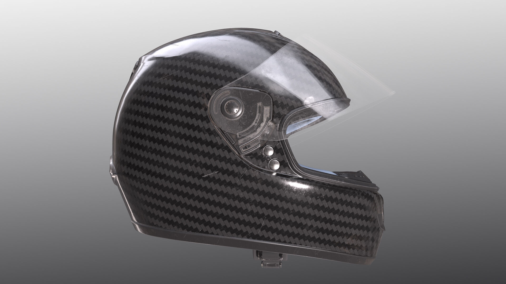 Helmet Nolan n62 3D model Low-poly 3D model_6
