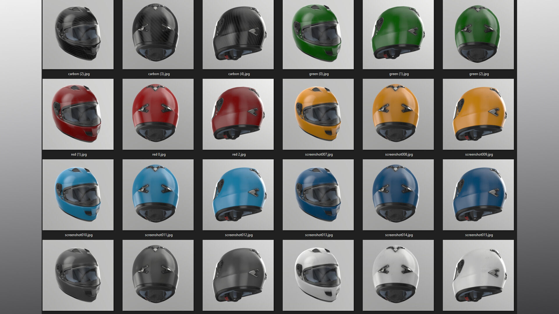 Helmet Nolan n62 3D model Low-poly 3D model_13