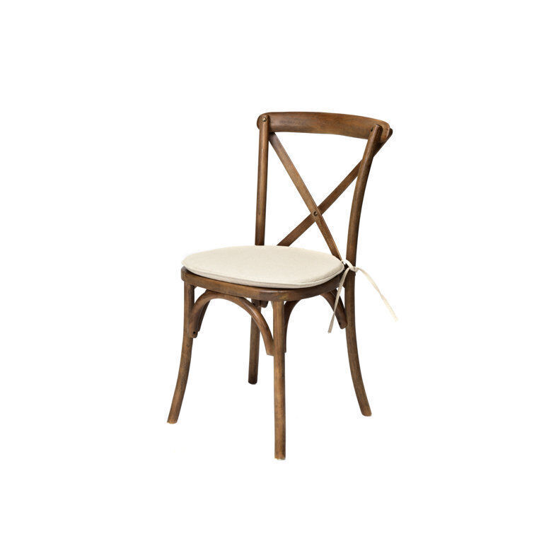 Cross Back Stacking Side Chair - 3 Finish 3D model_3