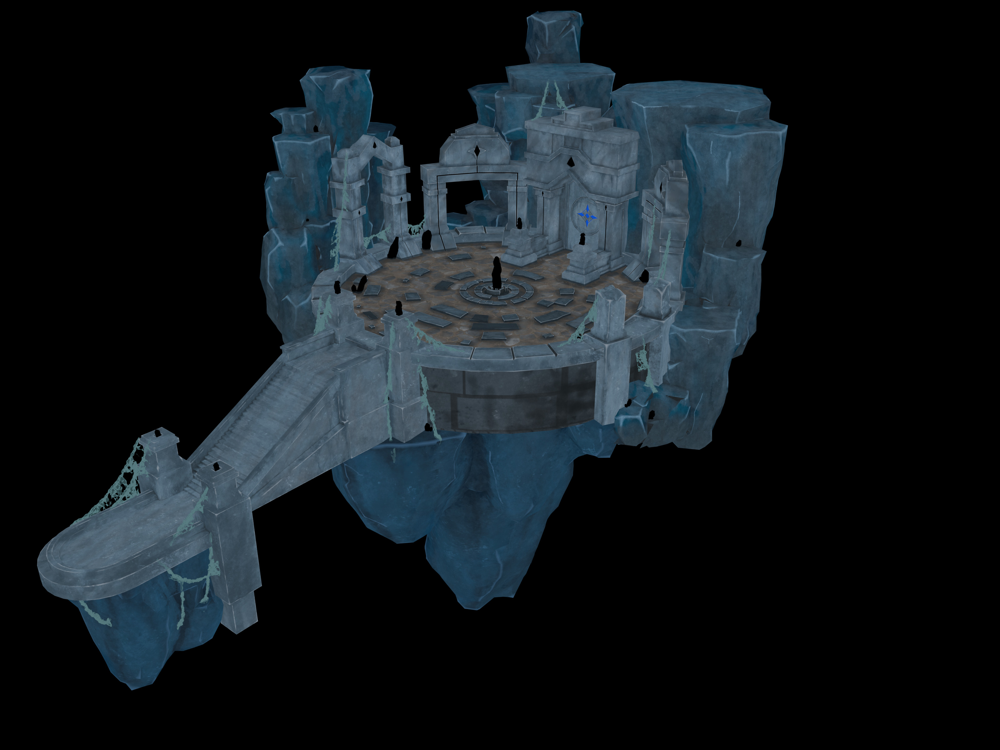 Optimized Game Environment - Stylized Dungeon 3D model_5