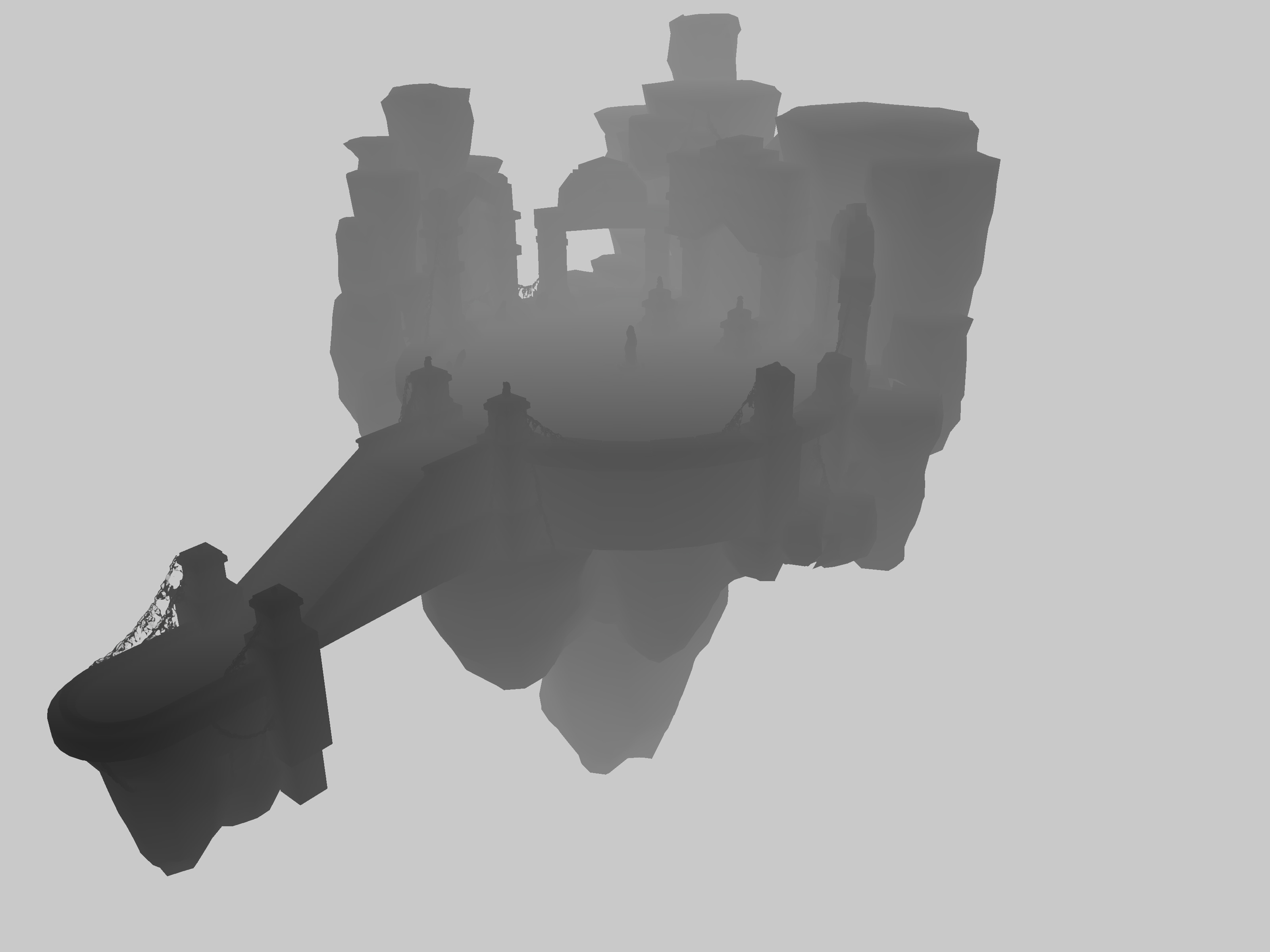 Optimized Game Environment - Stylized Dungeon 3D model_2