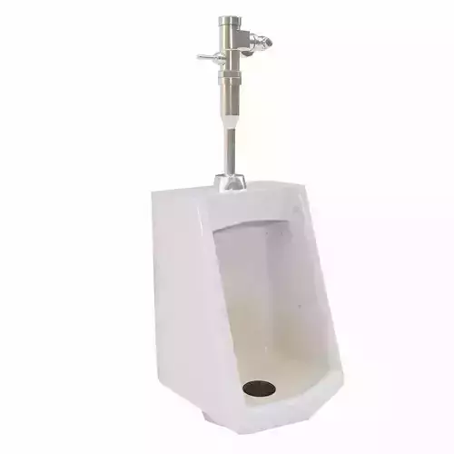 Urinal lowpoly 3d model Low-poly 3D model