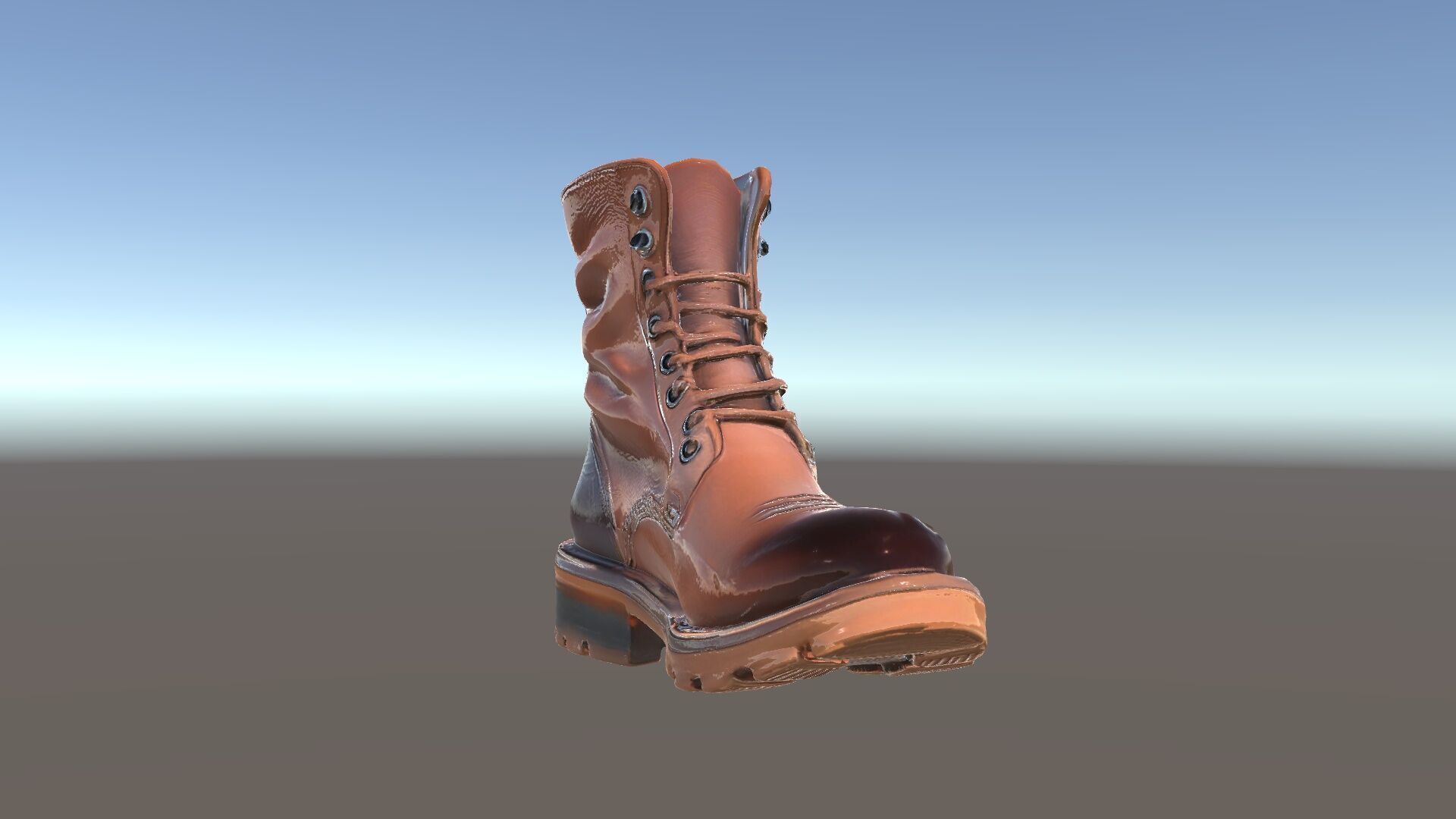 Leather Boot Model Pack for Realistic Rendering Low-poly 3D model_9