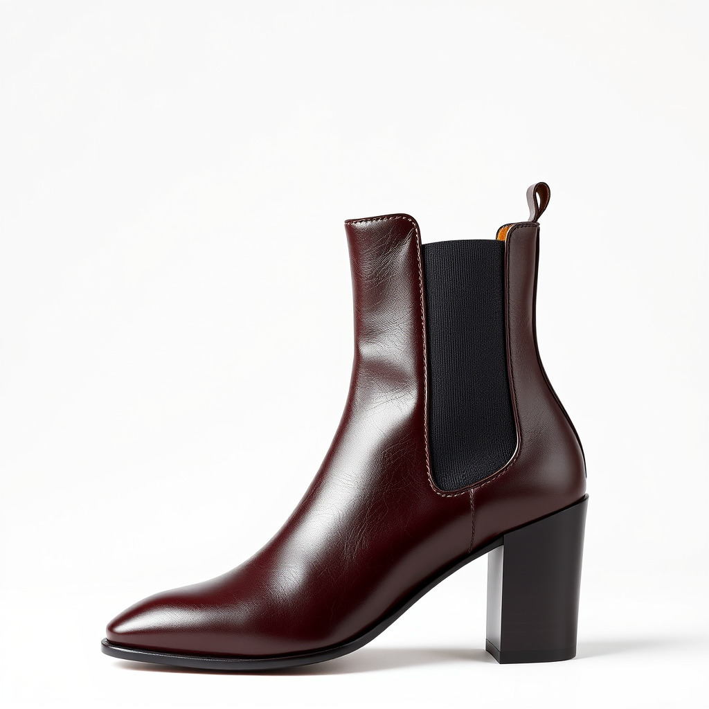 Stylish Ankle Boots Model Pack Low-poly 3D model_4