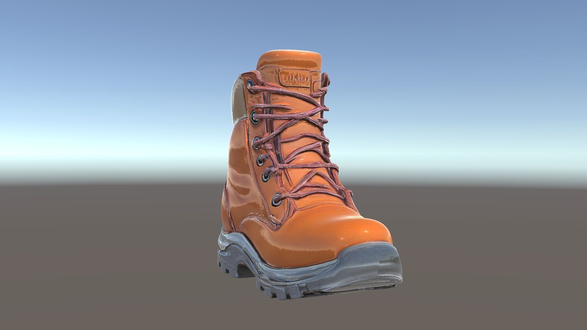Rugged Hiking Boot Model Pack with Detailed Texture Low-poly 3D model_5