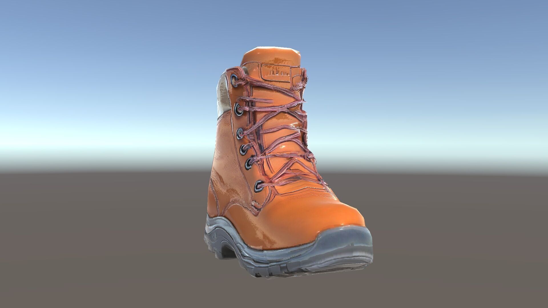 Rugged Hiking Boot Model Pack with Detailed Texture Low-poly 3D model_12